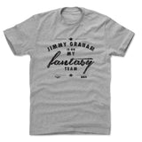 Mens Cotton T-Shirt Heather Gray