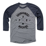 Mens Baseball T-Shirt Navy / Heather Gray