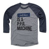 Mens Baseball T-Shirt Navy / Heather Gray