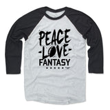 Mens Baseball T-Shirt Black / Ash