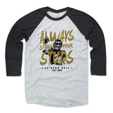 Mens Baseball T-Shirt Black / Ash