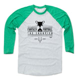 Mens Baseball T-Shirt Green / Ash