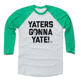 Mens Baseball T-Shirt Green / Ash