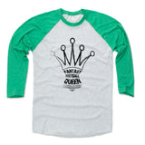 Mens Baseball T-Shirt Green / Ash