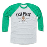 Mens Baseball T-Shirt Green / Ash