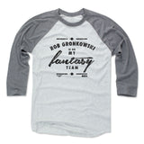 Mens Baseball T-Shirt Heather Gray / Ash