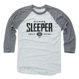 Mens Baseball T-Shirt Heather Gray / Ash