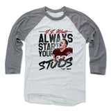 Mens Baseball T-Shirt Heather Gray / Ash