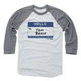 Mens Baseball T-Shirt Heather Gray / Ash