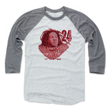 Mens Baseball T-Shirt Heather Gray / Ash