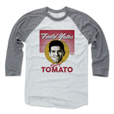 Mens Baseball T-Shirt Heather Gray / Ash
