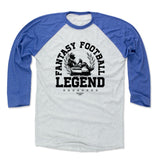 Mens Baseball T-Shirt Royal / Ash
