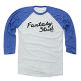 Mens Baseball T-Shirt Royal / Ash