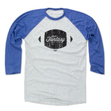 Mens Baseball T-Shirt Royal / Ash