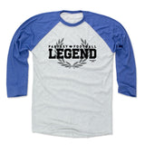Mens Baseball T-Shirt Royal / Ash