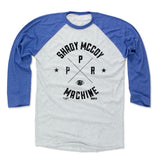 Mens Baseball T-Shirt Royal / Ash