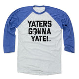 Mens Baseball T-Shirt Royal / Ash