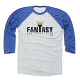 Mens Baseball T-Shirt Royal / Ash