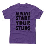 Mens Cotton T-Shirt Purple