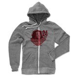 Mens Zip Hoodie Heather Gray