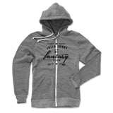 Mens Zip Hoodie Heather Gray