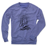 Mens Crew Sweatshirt Pacific Blue