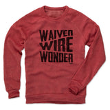 Mens Crew Sweatshirt Red