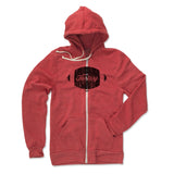 Mens Zip Hoodie Red