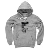 Mens Lace Hoodie Gray