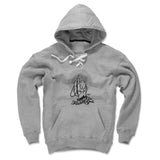 Mens Lace Hoodie Gray
