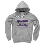 Mens Lace Hoodie Gray