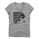 Womens Women's V-Neck Athletic Gray