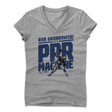 Womens Women's V-Neck Athletic Gray