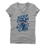 Womens Women's V-Neck Athletic Gray