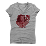 Womens Women's V-Neck Athletic Gray