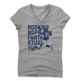 Womens Women's V-Neck Athletic Gray