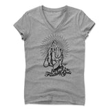 Womens Women's V-Neck Athletic Gray