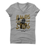 Womens Women's V-Neck Athletic Gray