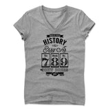 Womens Women's V-Neck Athletic Gray