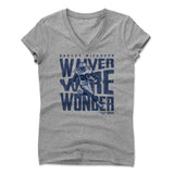 Womens Women's V-Neck Athletic Gray