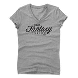 Womens Women's V-Neck Athletic Gray