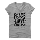 Womens Women's V-Neck Athletic Gray