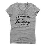 Womens Women's V-Neck Athletic Gray