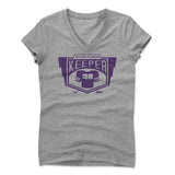 Womens Women's V-Neck Athletic Gray