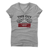 Womens Women's V-Neck Athletic Gray