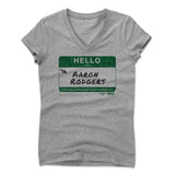 Womens Women's V-Neck Athletic Gray