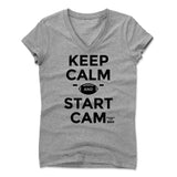 Womens Women's V-Neck Athletic Gray