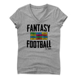 Womens Women's V-Neck Athletic Gray