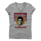 Womens Women's V-Neck Athletic Gray