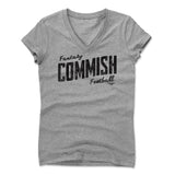 Womens Women's V-Neck Athletic Gray